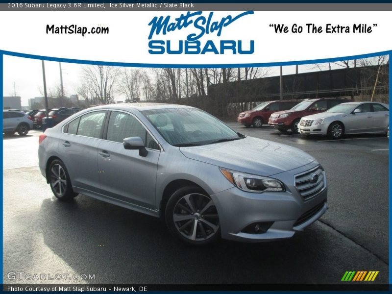Ice Silver Metallic / Slate Black 2016 Subaru Legacy 3.6R Limited