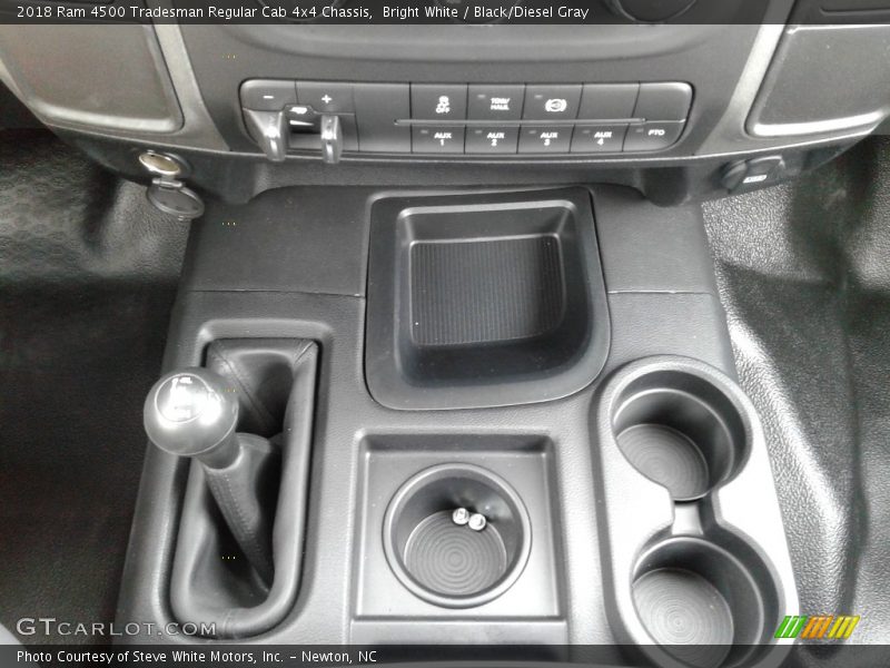 Bright White / Black/Diesel Gray 2018 Ram 4500 Tradesman Regular Cab 4x4 Chassis
