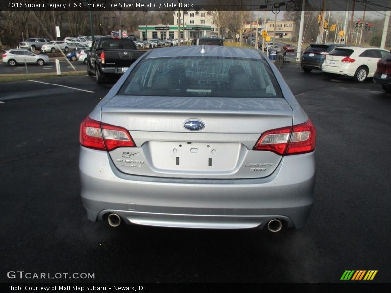 Ice Silver Metallic / Slate Black 2016 Subaru Legacy 3.6R Limited