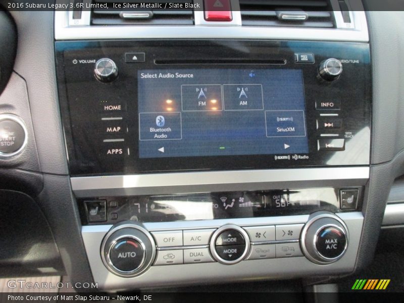 Ice Silver Metallic / Slate Black 2016 Subaru Legacy 3.6R Limited