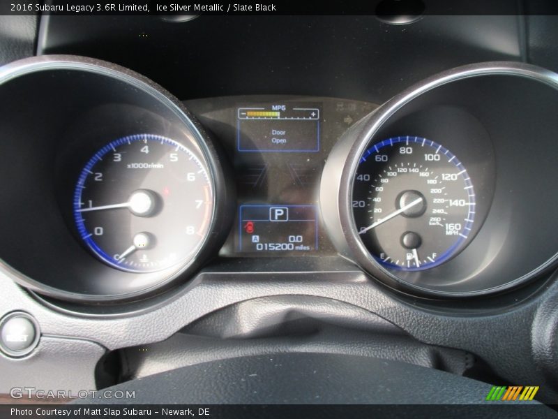Ice Silver Metallic / Slate Black 2016 Subaru Legacy 3.6R Limited