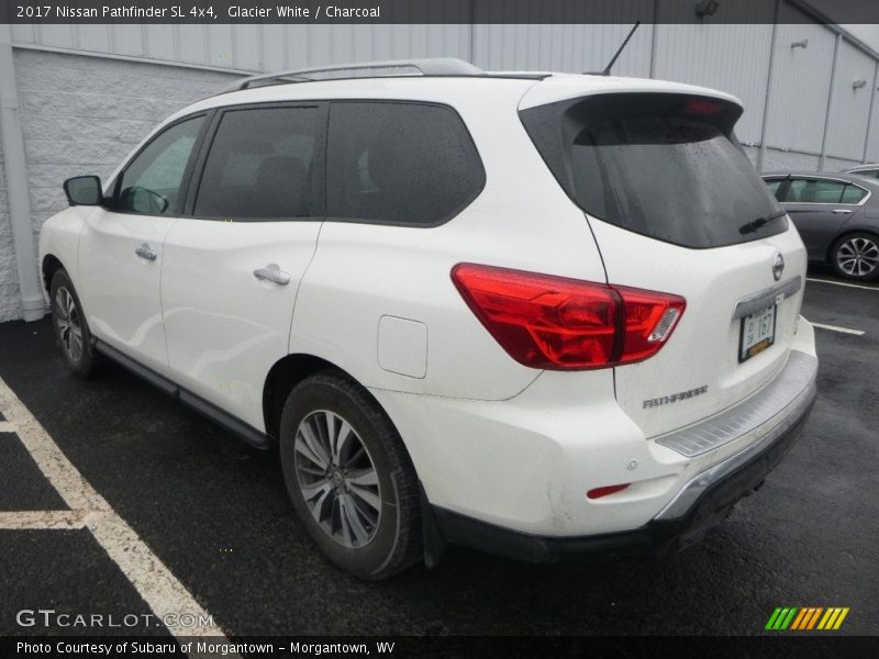 Glacier White / Charcoal 2017 Nissan Pathfinder SL 4x4