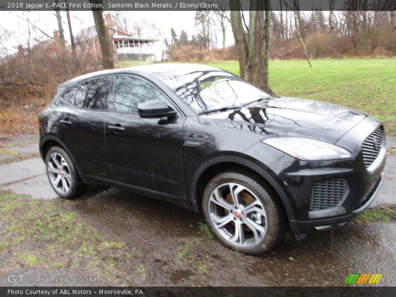 Santorini Black Metallic / Ebony/Ebony 2018 Jaguar E-PACE First Edition