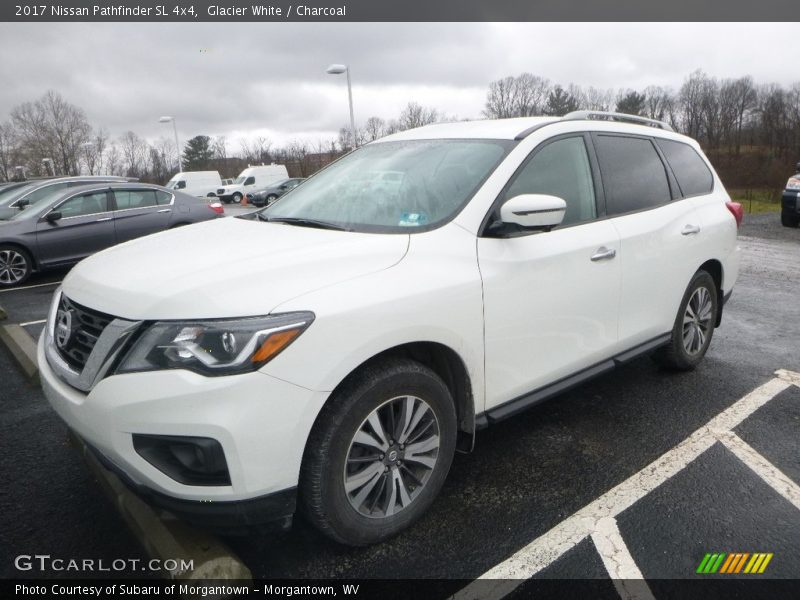 Glacier White / Charcoal 2017 Nissan Pathfinder SL 4x4
