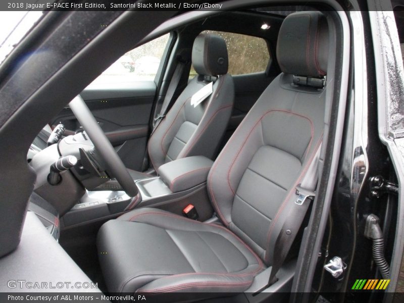 Front Seat of 2018 E-PACE First Edition