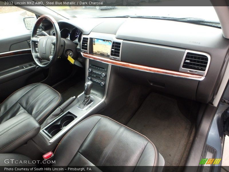 Steel Blue Metallic / Dark Charcoal 2012 Lincoln MKZ AWD