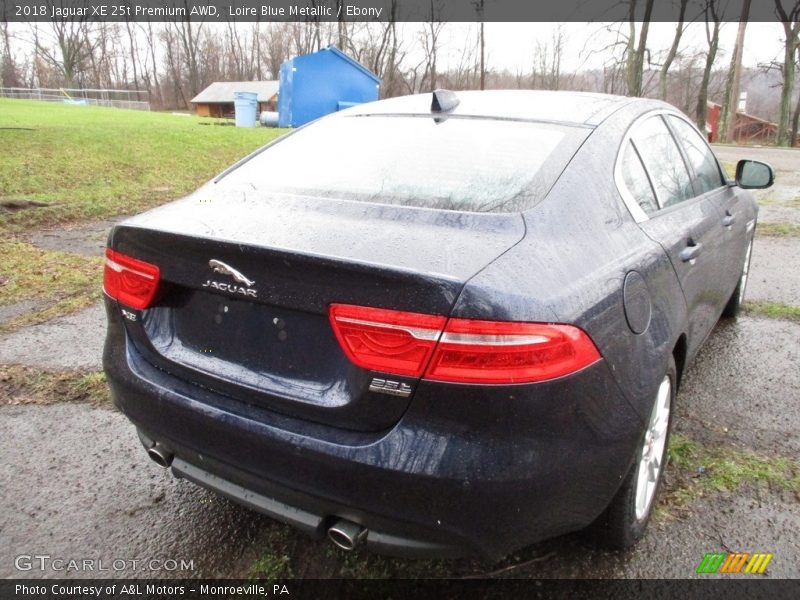 Loire Blue Metallic / Ebony 2018 Jaguar XE 25t Premium AWD