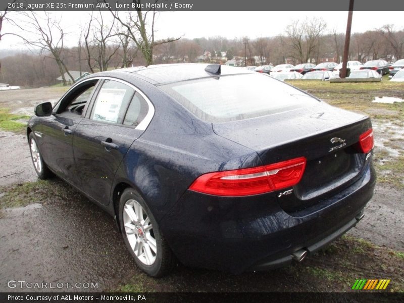 Loire Blue Metallic / Ebony 2018 Jaguar XE 25t Premium AWD