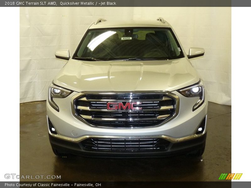Quicksilver Metallic / ­Jet Black 2018 GMC Terrain SLT AWD
