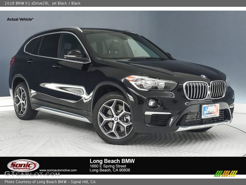 Jet Black / Black 2018 BMW X1 sDrive28i
