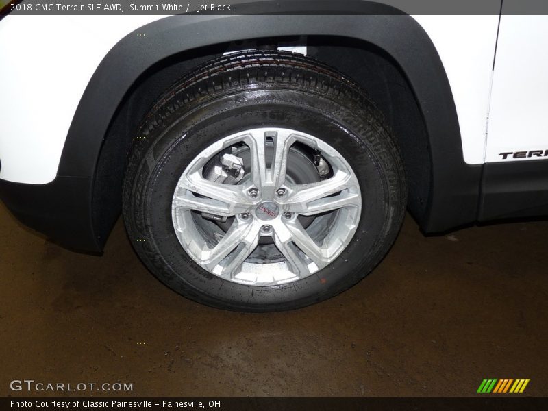 Summit White / ­Jet Black 2018 GMC Terrain SLE AWD
