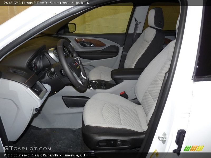 Summit White / ­Jet Black 2018 GMC Terrain SLE AWD