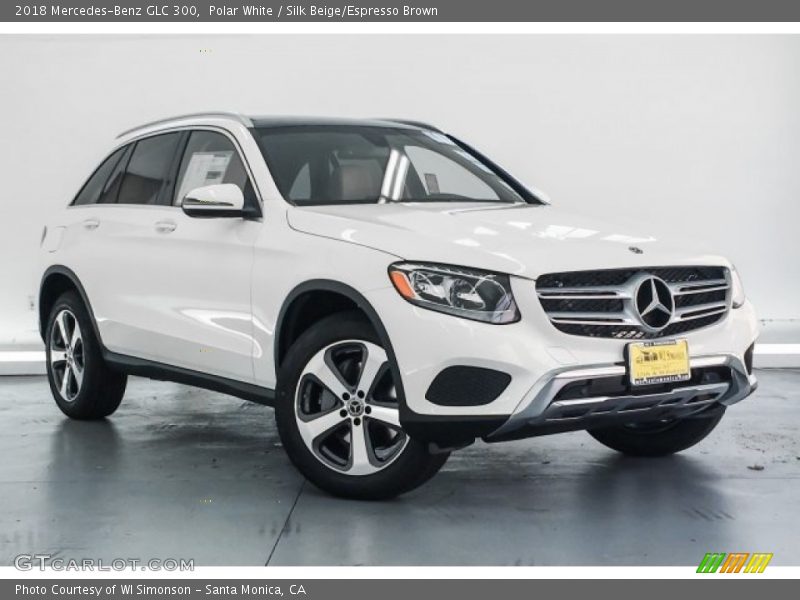 Polar White / Silk Beige/Espresso Brown 2018 Mercedes-Benz GLC 300