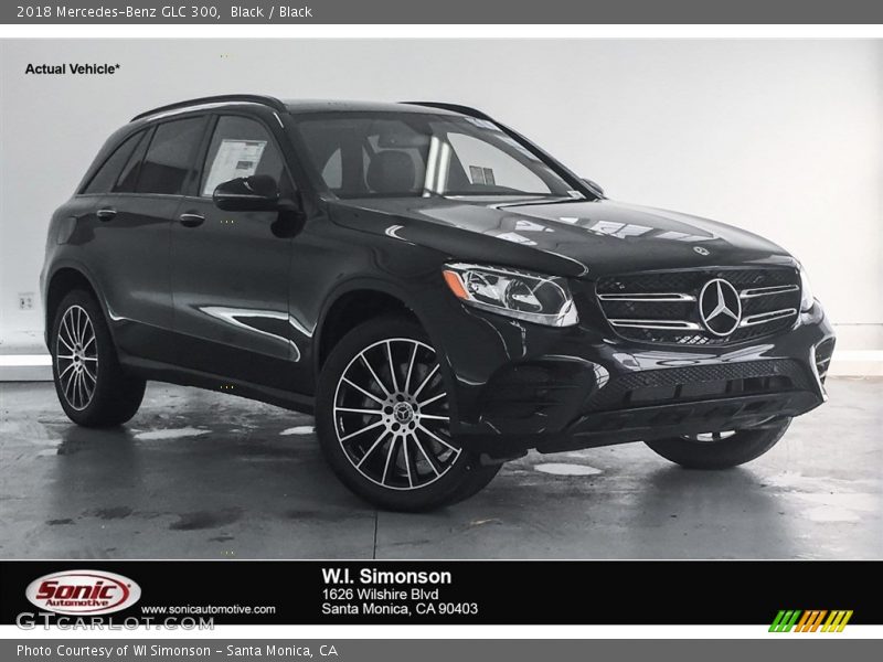 Black / Black 2018 Mercedes-Benz GLC 300