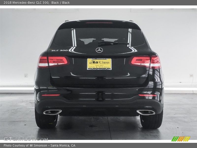 Black / Black 2018 Mercedes-Benz GLC 300
