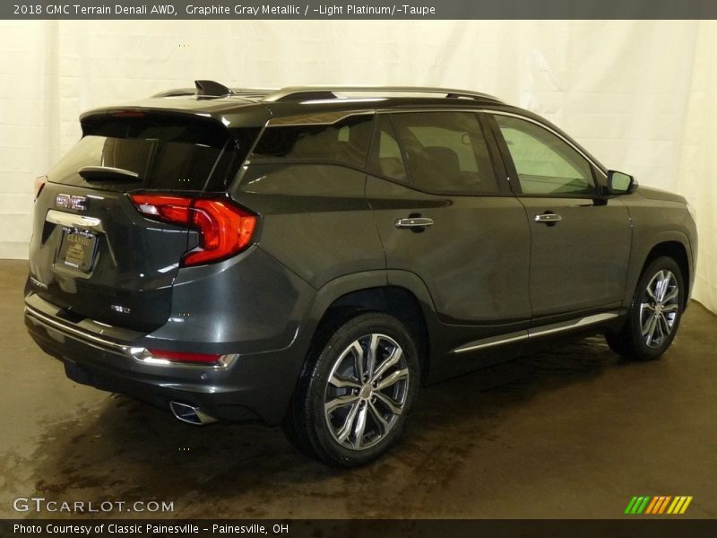 Graphite Gray Metallic / ­Light Platinum/­Taupe 2018 GMC Terrain Denali AWD