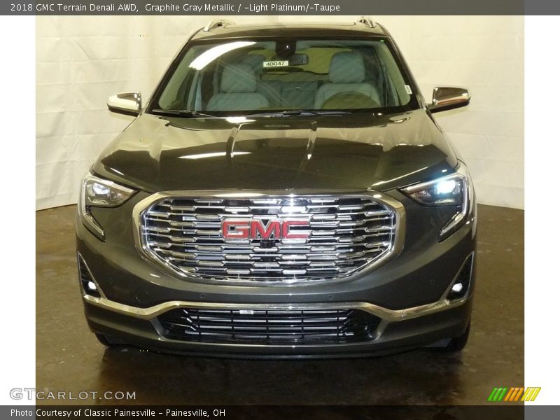Graphite Gray Metallic / ­Light Platinum/­Taupe 2018 GMC Terrain Denali AWD