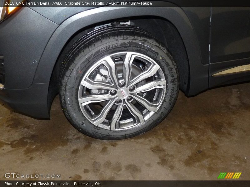 Graphite Gray Metallic / ­Light Platinum/­Taupe 2018 GMC Terrain Denali AWD