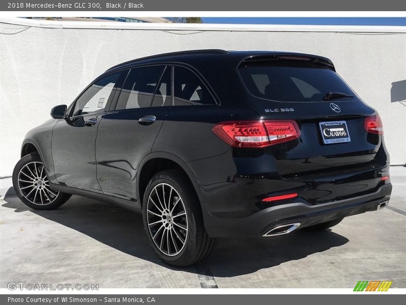 Black / Black 2018 Mercedes-Benz GLC 300