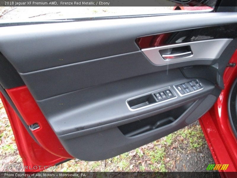 Firenze Red Metallic / Ebony 2018 Jaguar XF Premium AWD