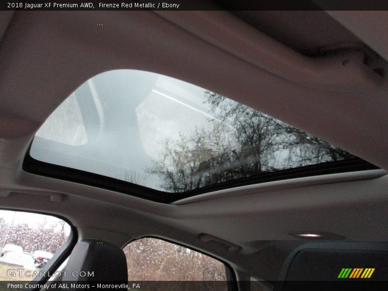 Firenze Red Metallic / Ebony 2018 Jaguar XF Premium AWD