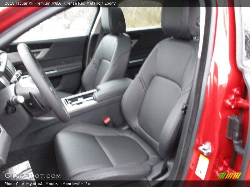 Firenze Red Metallic / Ebony 2018 Jaguar XF Premium AWD