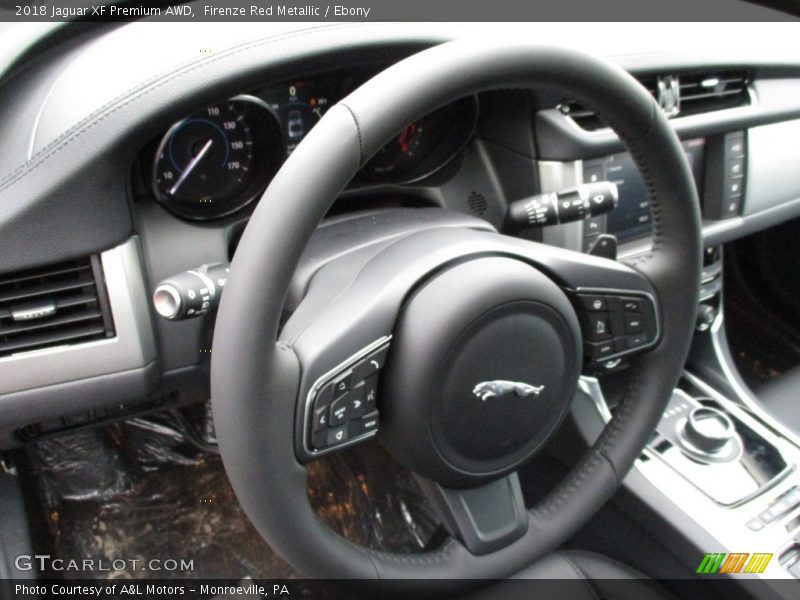 Firenze Red Metallic / Ebony 2018 Jaguar XF Premium AWD