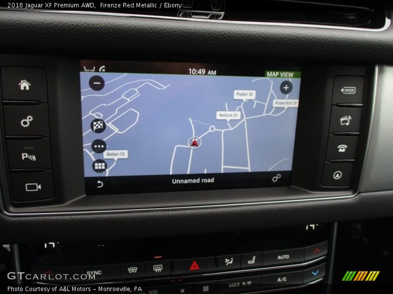 Firenze Red Metallic / Ebony 2018 Jaguar XF Premium AWD