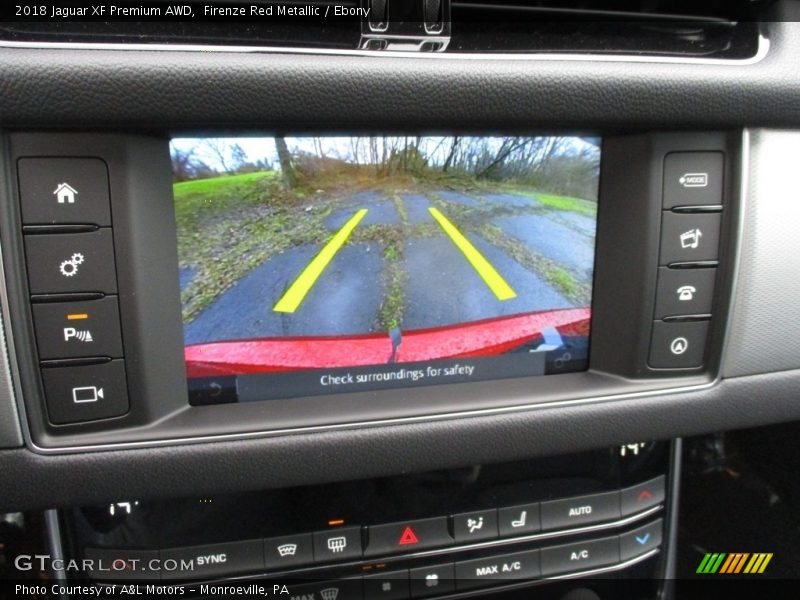 Firenze Red Metallic / Ebony 2018 Jaguar XF Premium AWD