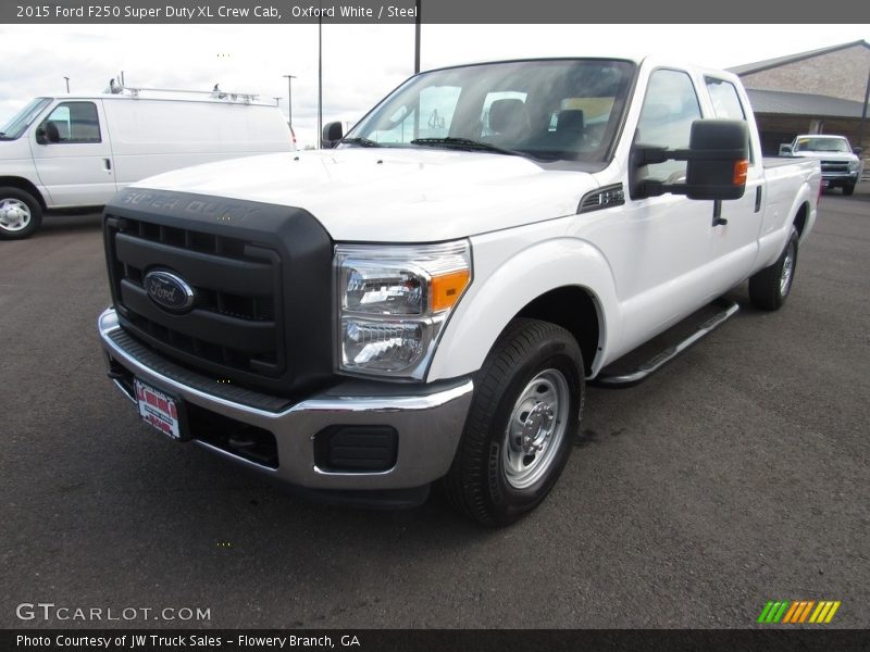 Oxford White / Steel 2015 Ford F250 Super Duty XL Crew Cab