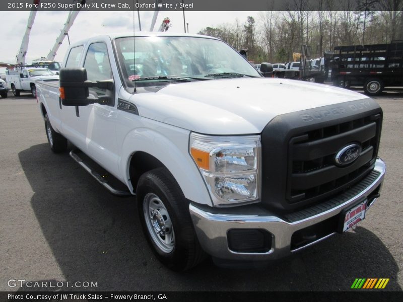 Oxford White / Steel 2015 Ford F250 Super Duty XL Crew Cab