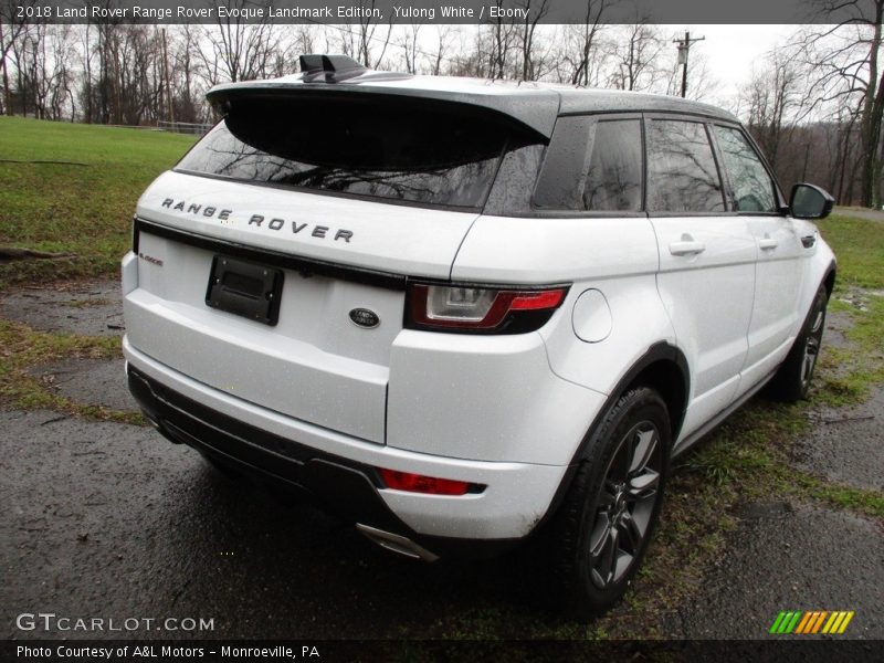 Yulong White / Ebony 2018 Land Rover Range Rover Evoque Landmark Edition