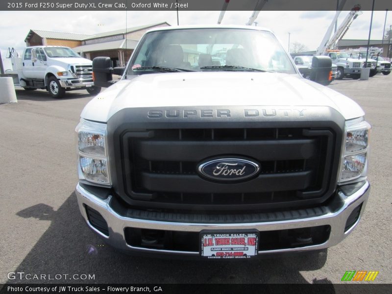 Oxford White / Steel 2015 Ford F250 Super Duty XL Crew Cab