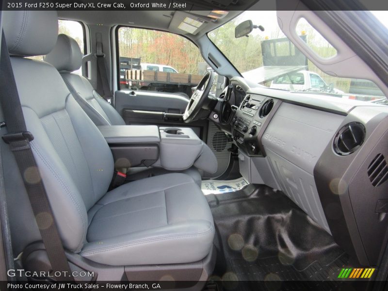 Oxford White / Steel 2015 Ford F250 Super Duty XL Crew Cab