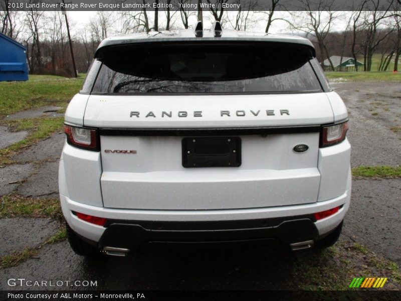 Yulong White / Ebony 2018 Land Rover Range Rover Evoque Landmark Edition