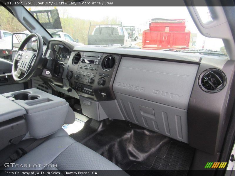Oxford White / Steel 2015 Ford F250 Super Duty XL Crew Cab