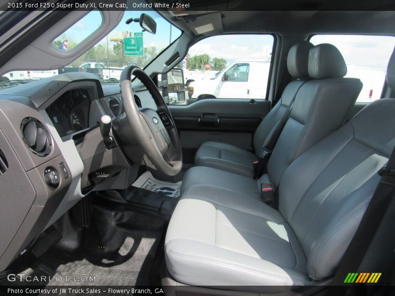 Oxford White / Steel 2015 Ford F250 Super Duty XL Crew Cab