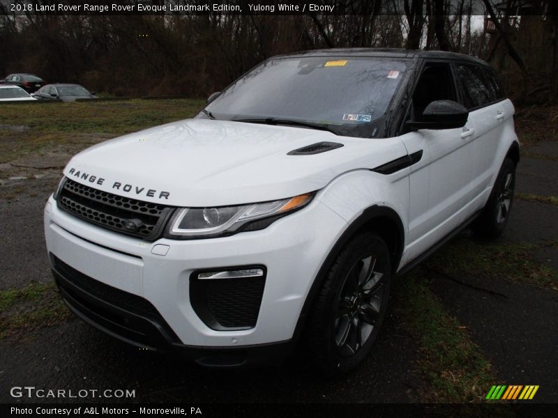 Yulong White / Ebony 2018 Land Rover Range Rover Evoque Landmark Edition