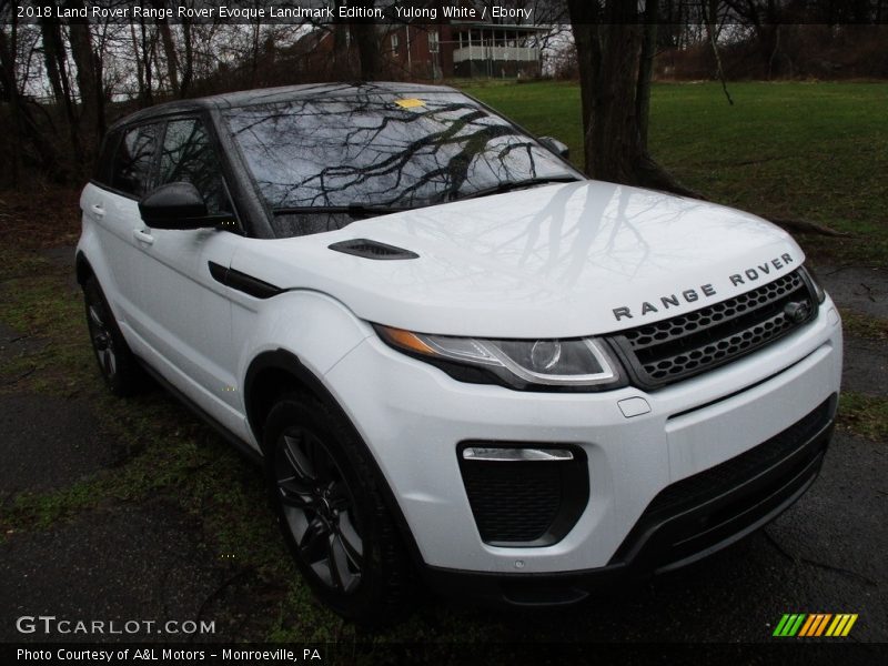 Yulong White / Ebony 2018 Land Rover Range Rover Evoque Landmark Edition