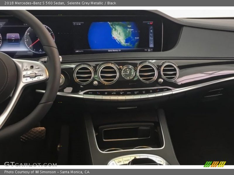 Selenite Grey Metallic / Black 2018 Mercedes-Benz S 560 Sedan