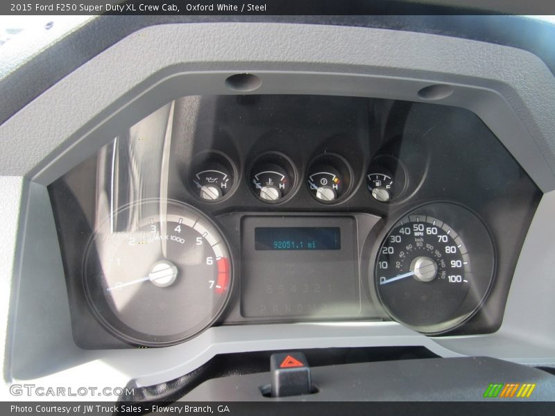 Oxford White / Steel 2015 Ford F250 Super Duty XL Crew Cab
