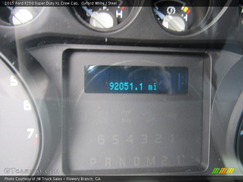 Oxford White / Steel 2015 Ford F250 Super Duty XL Crew Cab
