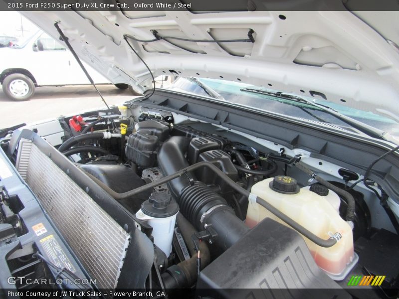 Oxford White / Steel 2015 Ford F250 Super Duty XL Crew Cab