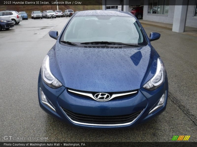 Lakeside Blue / Gray 2015 Hyundai Elantra SE Sedan