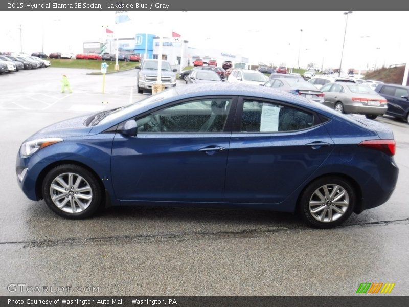 Lakeside Blue / Gray 2015 Hyundai Elantra SE Sedan