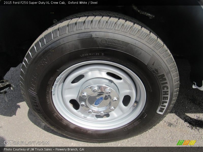 Oxford White / Steel 2015 Ford F250 Super Duty XL Crew Cab