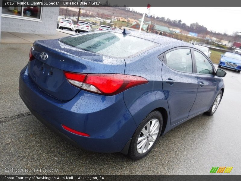 Lakeside Blue / Gray 2015 Hyundai Elantra SE Sedan