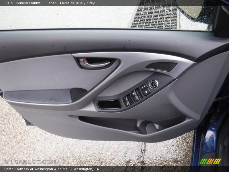 Lakeside Blue / Gray 2015 Hyundai Elantra SE Sedan