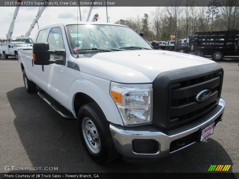 Oxford White / Steel 2015 Ford F250 Super Duty XL Crew Cab