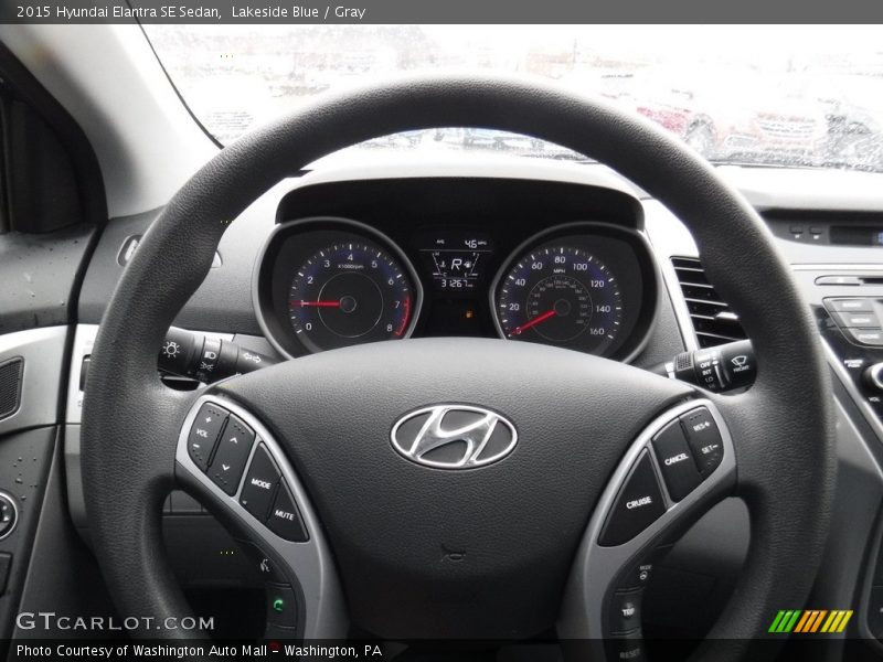 Lakeside Blue / Gray 2015 Hyundai Elantra SE Sedan